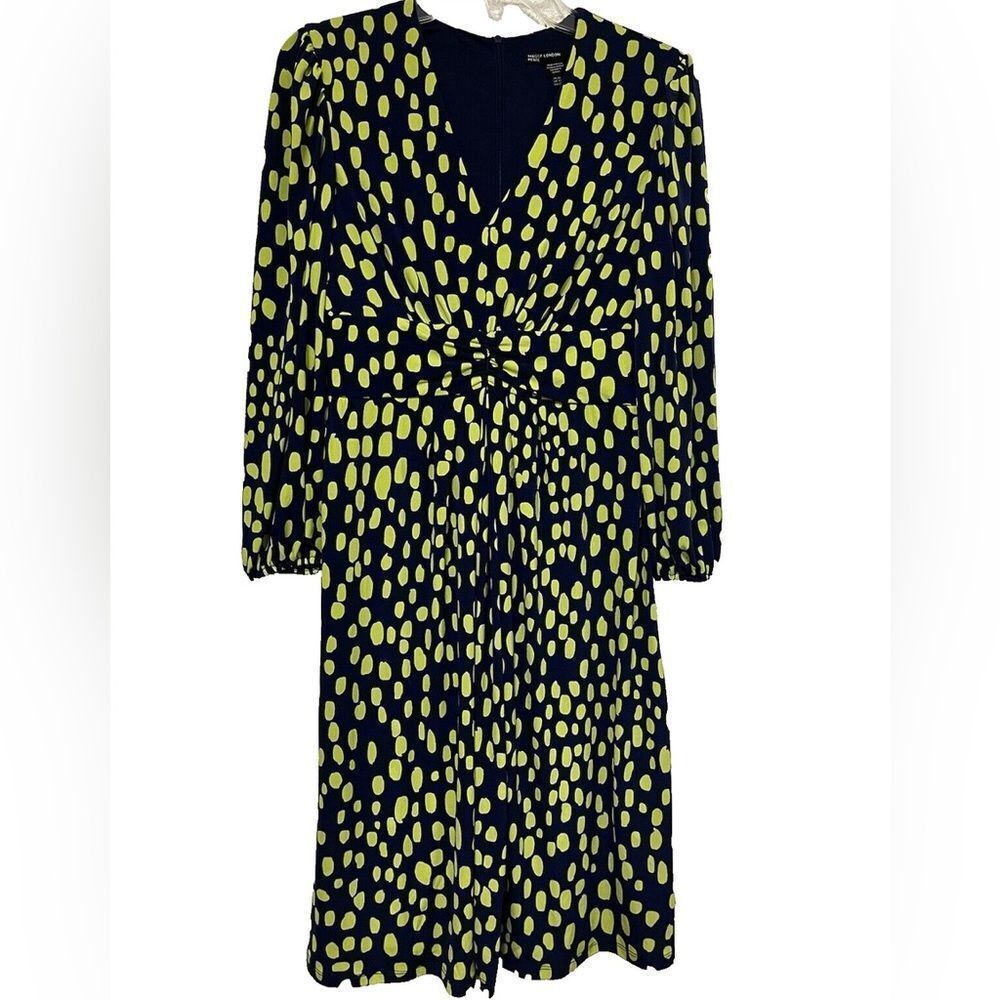 Maggie London Aline dress navy stitch fix‎ size 10P NWT